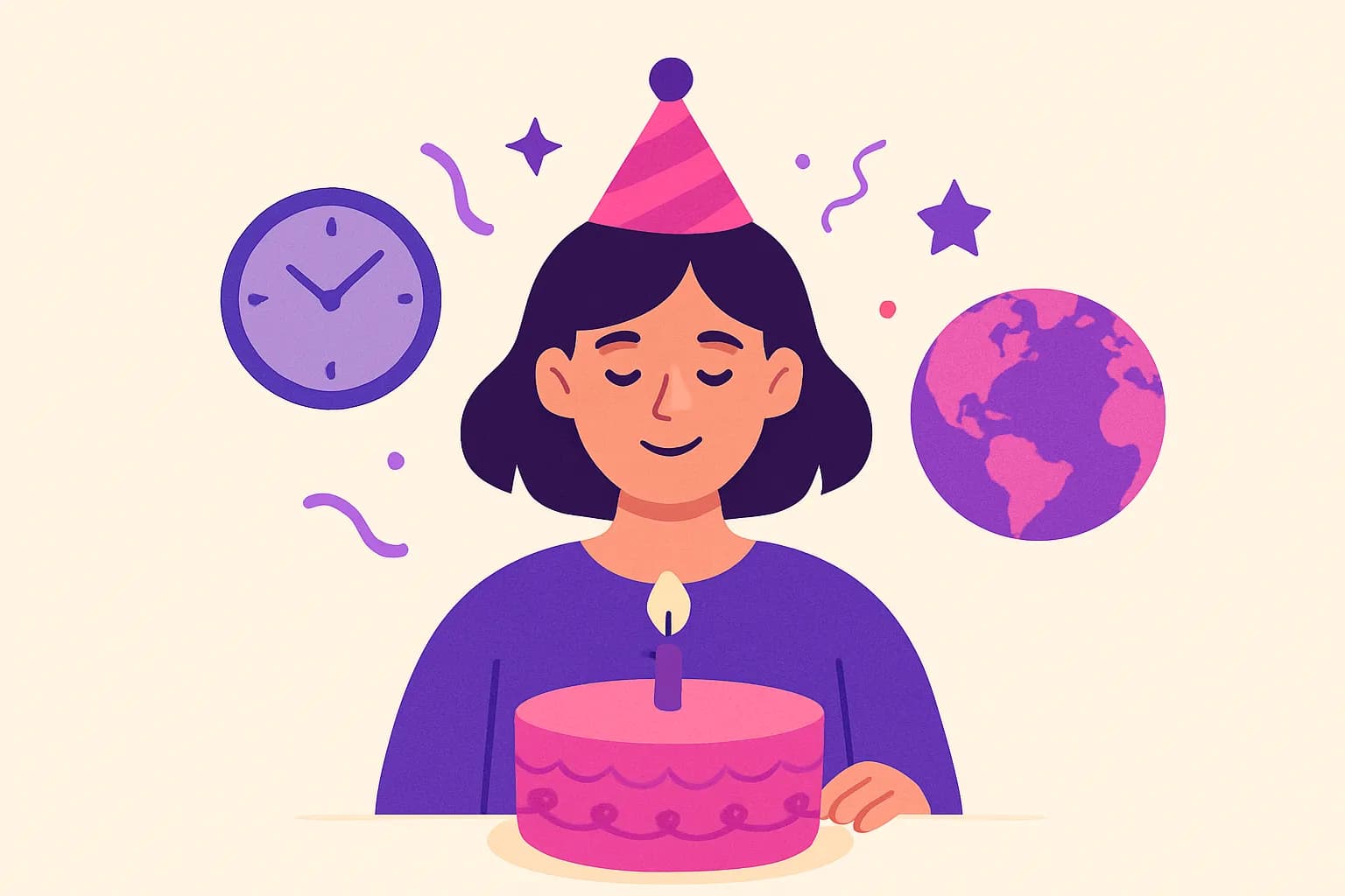 How to Calculate Your Calendar Age Including Hours Across Different Time Zones